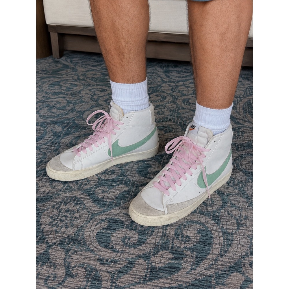 Nike Blazer Mid 77 Certified Fresh Sail Enamel Green DQ8769-100 Mens 11.5